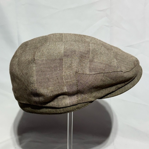 Vintage Dobbs Brown Flat Cap Size Medium - Picture 2 of 7